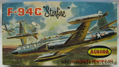 Aurora 1/82 F-94C Starfire, 495-70 plastic model kit